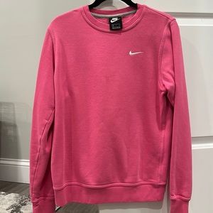 pink nike crewneck